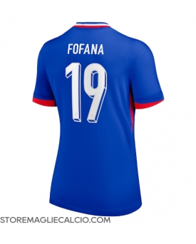 Francia Youssouf Fofana #19 Maglia Gara Casa Repliche Europei 2024 Donna